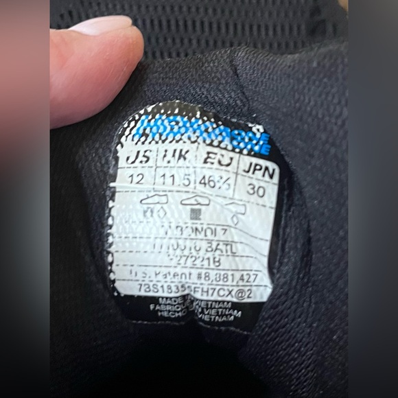 Hoka One One Black/Teal/Orange Men’s Bondi 7 Athletic Shoes Sz 12 - Picture 8 of 10